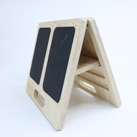 Planche inclinée en bois réglable, planche inclinée pour les mollets, civière inclinée pour les squats