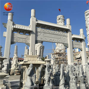 Grande <span class=keywords><strong>arche</strong></span> d'entrée <span class=keywords><strong>de</strong></span> Village <span class=keywords><strong>en</strong></span> <span class=keywords><strong>pierre</strong></span>, à trois portes, paifan pour porte du Temple, livraison gratuite - Product Image 6