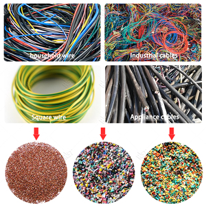 Cáp Shredder Máy Nghiền Trung Quốc Đồng granulator đồng-granulator-Máy lớn dây đồng tái chế máy - Product Image 4