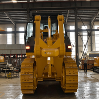 Bulldozer sur chenilles hydraulique haute performance de 54 tonnes, 460 CV, équipement de terrassement
