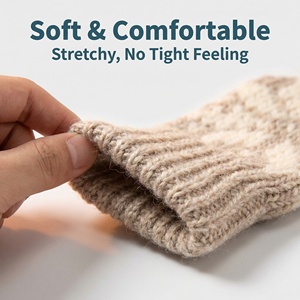 Gants en tricot douillets pour enfants pour l'hiver |   Mitaines pour tout-petits faites à la main de 0 à 6 ans |   Accessoires thermiques chauds pour l'automne et l'hiver - Product Image 2