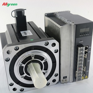 Kit de Motor Servo AC Trifásico Allgreen Servos 380V 7.5KW 2000RPM 35N.m 23bit con Freno 180M35020B+M1534P - Product Image 1