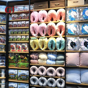 Bán Lẻ Thiết Kế Nội Thất Sàn Thường Vụ Gỗ Gối Tường Kệ Kệ Cho Giường Acrylic Cổ U Hình Dạng Gối Hiển Thị Đứng Bán Lẻ Cửa Hàng Đồ Nội Thất - Product Image 4