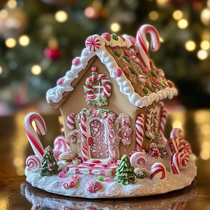 2025ใหม่เครื่องประดับคริสต์มาสภูมิทัศน์ขนาดเล็กเรืองแสงหิมะตกแต่งบ้านของขวัญคริสต์มาสเรซิ่นบ้านหลังเล็ก - Product Image 4