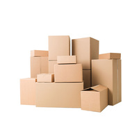 Boîte en carton ondulé gaufré robuste avec fentes pour emballage industriel, exportation, expédition, transport logistique sûr et fiable