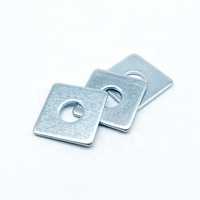 Zinc Plated Carbon Steel Square Washer Flat Plate Washer for Construction Fastening