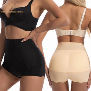 シームレスなお腹引き締め＆ヒップアップ下着 2in1 BBL ヒップパッド入りシェイパー ボディシェイパー パッド入りショーツ - Product Image 1
