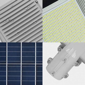 ไฟถนนโซลาร์เซลล์คุณภาพสูงแบบขายส่ง LED IP65 ประหยัดพลังงาน กันน้ำสำหรับภายนอกอาคาร แบตเตอรี่รับประกัน 5 ปี - Product Image 6