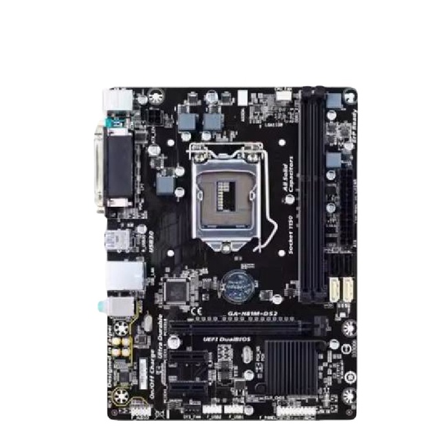 Brand New Original GA-H81M-DS2 Motherboard LGA 1150 DDR3 SATA3.0 USB3.0 VGA+COM+LPT