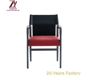 Durable <b>Leather</b> Dining <b>Chair</b> for Cafe Restaurants Hotels Schools Homes-Leisure Style for Outdoor Bedroom Living Room Use - Product Image 2