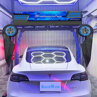 Machine de lavage de voitures sans contact à haute pression à 360 degrés pour station-service