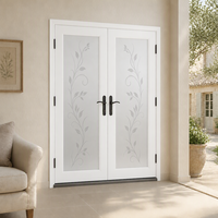 Porte insonorisée en PVC, porte sécurisée en PVC, porte en PVC à verrouillage multipoints pour projets résidentiels, villas, appartements et immeubles