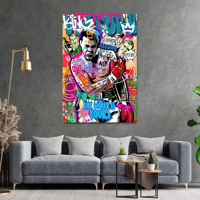 Nouveau cadeau de noël Pop Art mur photos et toile peinture pour la décoration de la maison salon décoration