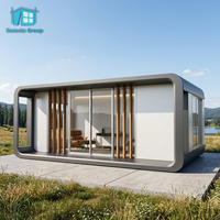 Maison conteneur mobile moderne en bois, alimentée à l'énergie solaire, écologique, légère, anticorrosion, garantie 5 ans