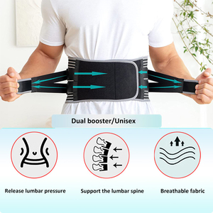 Bán chạy nhất koonong thoáng khí Bộ nhớ bọt chống trượt thắt lưng trở lại Brace tùy chỉnh 6-vẫn eo hỗ trợ cho nam giới và phụ nữ - Product Image 3