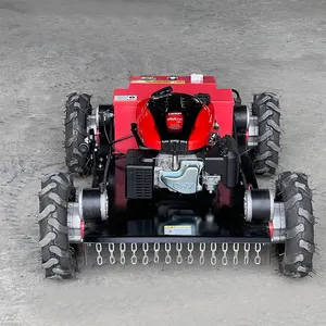 GC-550A CE EPA Approve New Design Wheeled Remote Control Robot Lawn Mower Multi Purpose RC Lawn Mower For Garden