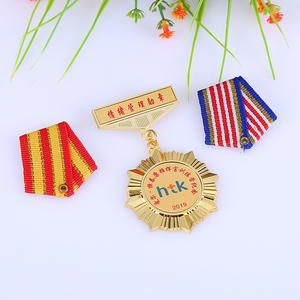 Moderner Sommercamp-Aktivität wettbewerb Ehren medaille Zink legierung abzeichen mit Siebdruck für Sport veranstaltungen National feiertag - Product Image 3