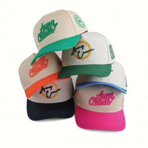 Gorra de Béisbol Bordada Personalizada de Fábrica, Unisex, de 5 Paneles, Tela de Algodón, Tamaño Ajustable, Visera Curva de Dos Tonos - Product Image 1