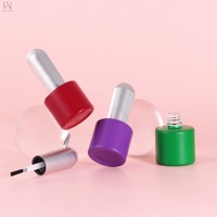 Nouveauté 2026 – Flacons en verre de 10 ml pour vernis à ongles gel UV, multicolores, OEM/ODM, au meilleur prix, avec pinceaux et bouchons