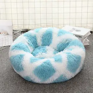 Fenêtre Boîte D'oreiller Brun Fourrure Oreillers Qualité En Peluche Chien Sommeil Accessoires Carré Lit Moelleux Housses de Siège En Forme De Chat Coussin