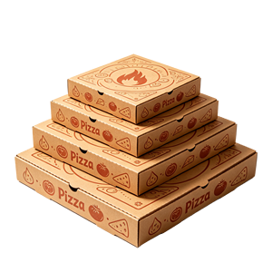 Premium Custom Printed Wholesale Pizza <b>Boxes</b> Bulk Logo Eco Friendly Corrugated Packaging - Product Image 5