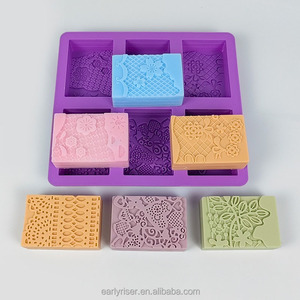 Molde <span class=keywords><strong>de</strong></span> <span class=keywords><strong>silicona</strong></span> <span class=keywords><strong>de</strong></span> diseño múltiple <span class=keywords><strong>de</strong></span> 6 cavidades Early Riser-Grado alimenticio, <span class=keywords><strong>flexible</strong></span>, para hornear y hacer manualidades - Product Image 5