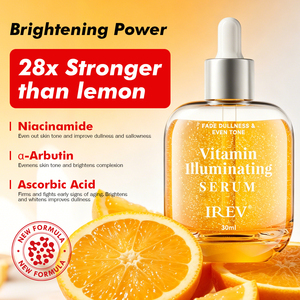Sérum éclaircissant à la vitamine, marque privée OEM, hydratation intense pour améliorer le teint terne et estomper les taches brunes, sérum facilement absorbé - Product Image 4