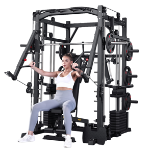 Máquina Smith Multifuncional Profesional <span class=keywords><strong>para</strong></span> Entrenamiento Muscular Integral, Personalizable <span class=keywords><strong>para</strong></span> <span class=keywords><strong>Gimnasio</strong></span> y Hogar - Product Image 1