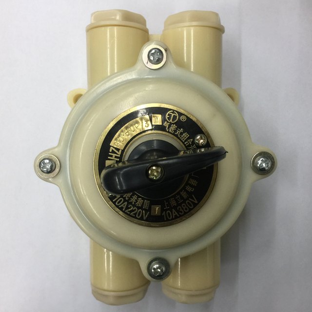 Original Genuine HZ910M-10P/3 10A Shanghai Lixin Electric Appliance Factory Marine Airtight Combination Switch