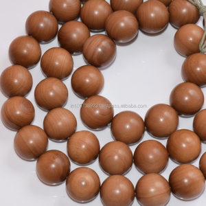 ลูกปัดอธิษฐานไม้จันทน์ของชาวพุทธ JAP Mala ลูกปัดไม้หลวมสำหรับทำเครื่องประดับทำเครื่องประดับแฟชั่น - Product Image 1