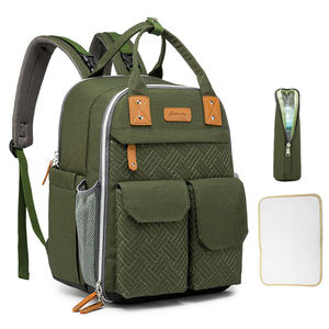 Bolsa de Pañales Multifuncional, <span class=keywords><strong>Mochila</strong></span> de Viaje para Mujer, Mamá y Bebé, <span class=keywords><strong>Mochila</strong></span> de Viaje <span class=keywords><strong>3</strong></span> <span class=keywords><strong>en</strong></span> <span class=keywords><strong>1</strong></span> de Poliéster Impermeable de Alta Calidad - Product Image 1