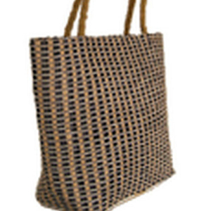 Sac en jute, sac de courses écologique, sac d'épicerie en fibres naturelles, sac fourre-tout réutilisable en jute, sac filet pour les courses - Product Image 1