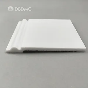 DBDMC marca 6CM profili battiscopa fornitori battiscopa in plastica stampaggio intaglio cornici Cornice pannello PU/modanatura corona