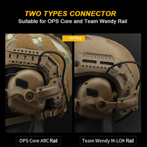 JinTeng2023卸売屋外戦術シナリオヘッドフォン5.0ヘルメットアクセサリーヘッドセットアダプターヘルメットレールフィットOPSコアウェンディ - Product Image 3