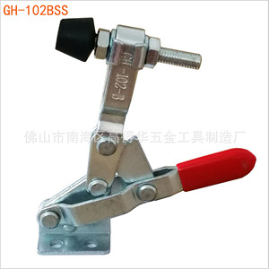 Gh-102-B Stainless Steel <b>Quick</b> <b>Clamp</b> 100kg Clamping Force Vertical Type Welding Fixture Tool - Product Image 4