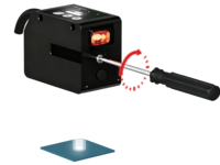 Capteur de couleur numérique longue portée LERAUN EM-D70D, détection LED RGB blanc, portée 30-500 mm et écran OLED, protection IP67, RS-485