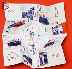 Brochures promotionnelles personnalisées de haute qualité en papier d'art A0 A1 A2 A3 A4 A5, impression offset, pour salons de beauté et exercices promotionnels, avec impression UV. - Product Image 2