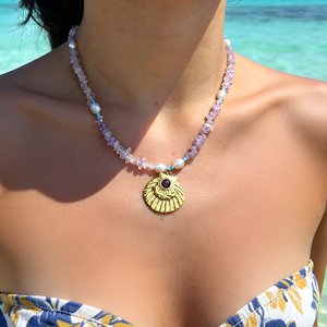 Collier ras <span class=keywords><strong>du</strong></span> cou ajustable en acier inoxydable, perles de couleur Dopamine tendance, perles d'eau douce naturelles, étanche, cadeau bijoux - Product Image 4