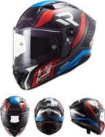 LS2FF805 Certifié ECE/DOT authentique Casque intégral universel en fibre de carbone pour hommes, casques de course moto, certification 3C, été