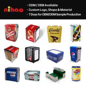 NIHAO - Dispensador de Servilletas Metálico Personalizado al por Mayor, Porta Servilletas de Mesa <span class=keywords><strong>con</strong></span> Logotipo para Decoración de Cafeterías, Restaurantes y Bares - Product Image 3