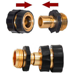 Raccords rapides pour <span class=keywords><strong>tuyau</strong></span> <span class=keywords><strong>d</strong></span>'<span class=keywords><strong>arrosage</strong></span> avec arrêt <span class=keywords><strong>d</strong></span>'eau, raccords rapides en métal pour <span class=keywords><strong>tuyau</strong></span> <span class=keywords><strong>d</strong></span>'<span class=keywords><strong>arrosage</strong></span>, filetage GHT 3/4 pouce - Product Image 4