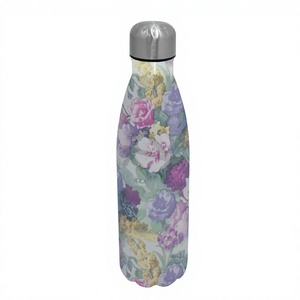 Botella de agua de limón con doble nudo, termo de vacío de acero inoxidable deportivo con filtro, botella eléctrica con estampado aislado - Product Image 1