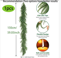 Décoration suspendue en vrac pour mariage : feuilles de saule et lianes d'eucalyptus artificielles en plastique vert, ornements floraux personnalisés