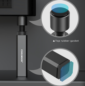 Prix d'usine COOLMOON OEM pc composants <span class=keywords><strong>vertical</strong></span> gpu <span class=keywords><strong>support</strong></span> riser <span class=keywords><strong>support</strong></span> de <span class=keywords><strong>carte</strong></span> <span class=keywords><strong>graphique</strong></span> personnalisé votre LOGO aluminium gpu supporter - Product Image 3