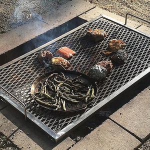 Malla Metálica Expandida de Acero Inoxidable para Parrilla de Barbacoa, Tejido Plano, Servicios de Doblado y Soldadura - Product Image 1