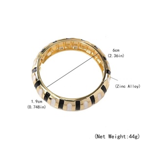 Bracelet Bohème Créatif Color Block pour Femme, Style Goutte d'Huile Élégant, Bijou Perlé en Alliage Plaqué Or, Tendance et Personnalisé - Product Image 6