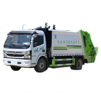 Compacteur de déchets à chargement arrière OEM personnalisé 9CBM, superstructure avec système hydraulique complet, compatible avec tous les châssis de camions légers