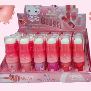 Maquillaje multicolor Ligeramente Tipsy Pink <span class=keywords><strong>Blush</strong></span> Textura suave Bright up Cheek Glossy Liquid <span class=keywords><strong>Blush</strong></span> - Product Image 4