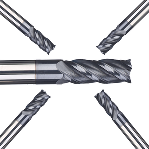 High Presion Tungsten Solid <strong>Carbide</strong> HRC50 HRC55 HRC65 4 Flutes Flat Square <strong>End</strong> <strong>Mill</strong> Milling Cutter for Steel/ Stainless Steel - Product Image 5