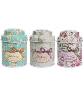 25g nhỏ vòng kim loại thiếc hộp trà lưu trữ có thể với mái vòm Nắp - Product Image 3